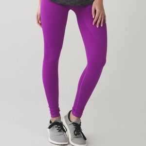 NWOT Lululemon Zone In Compression Legging Purple